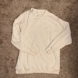 AEO Waffle Knit Crewneck Sweatshirt